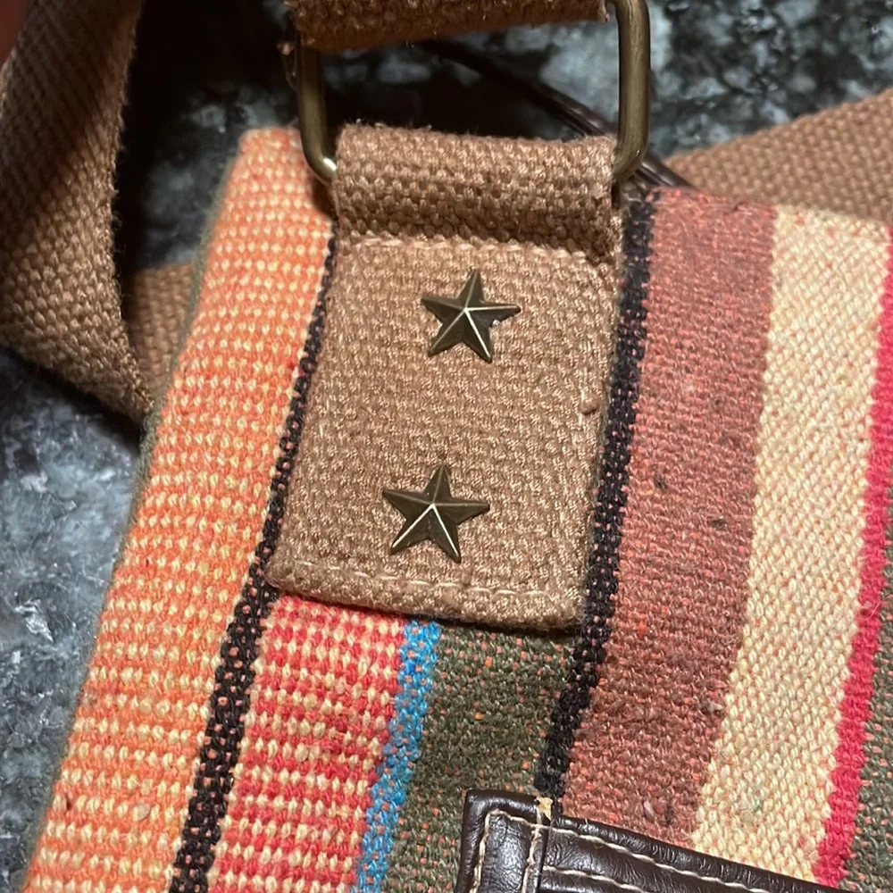 American Rag Gold And Multicolored Medium crossbody‎ bag